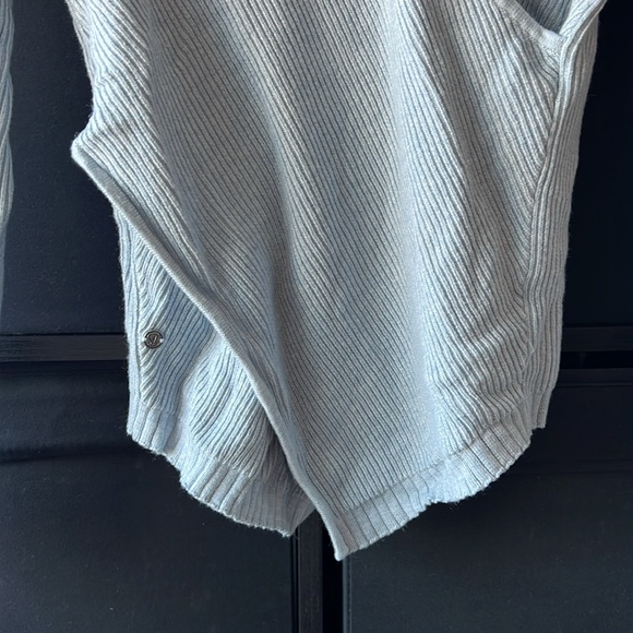 Lululemon Light Blue Wrap Sweater - Picture 4 of 4